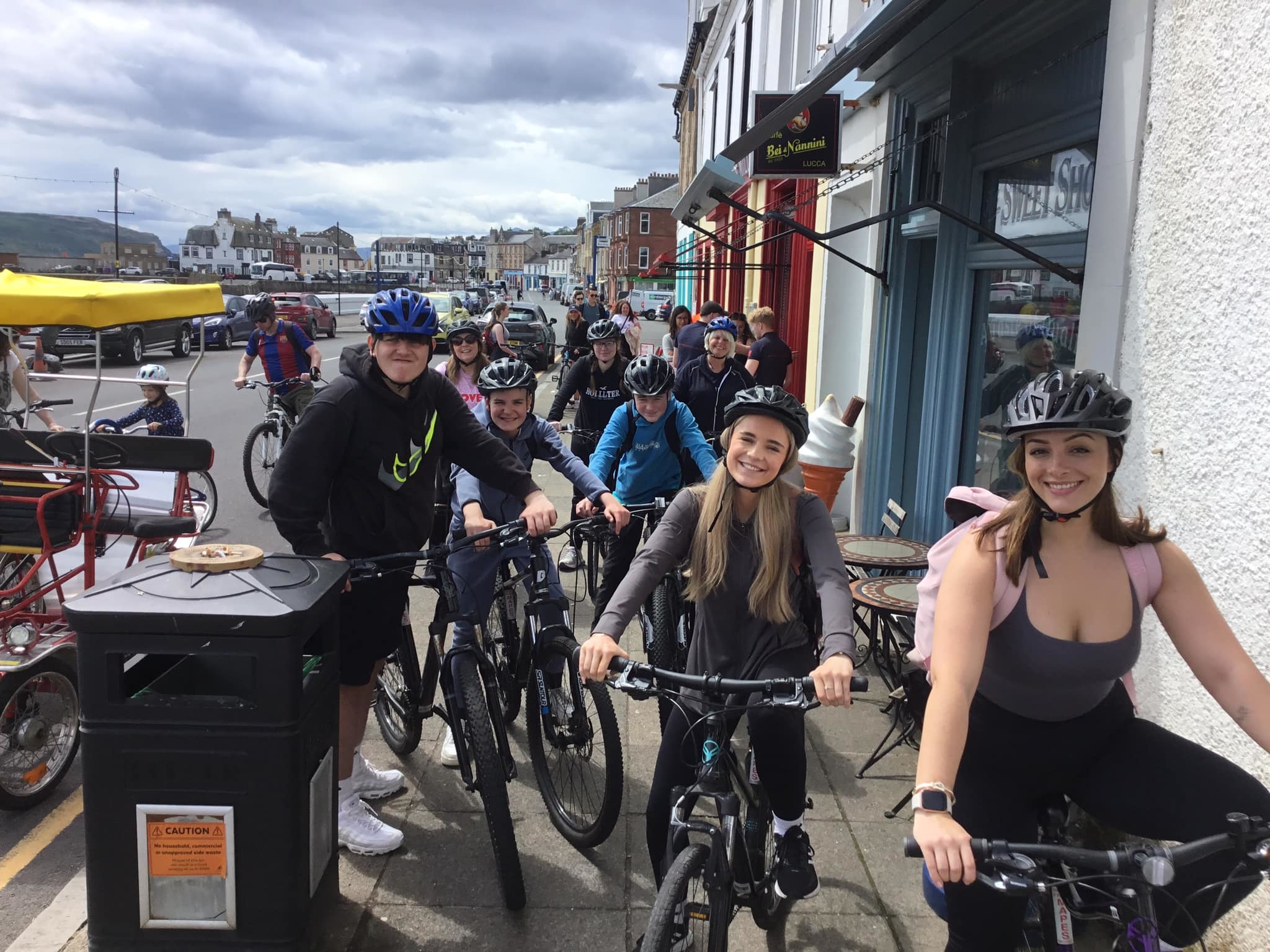 Route 81 youth project on a day trip to Millport