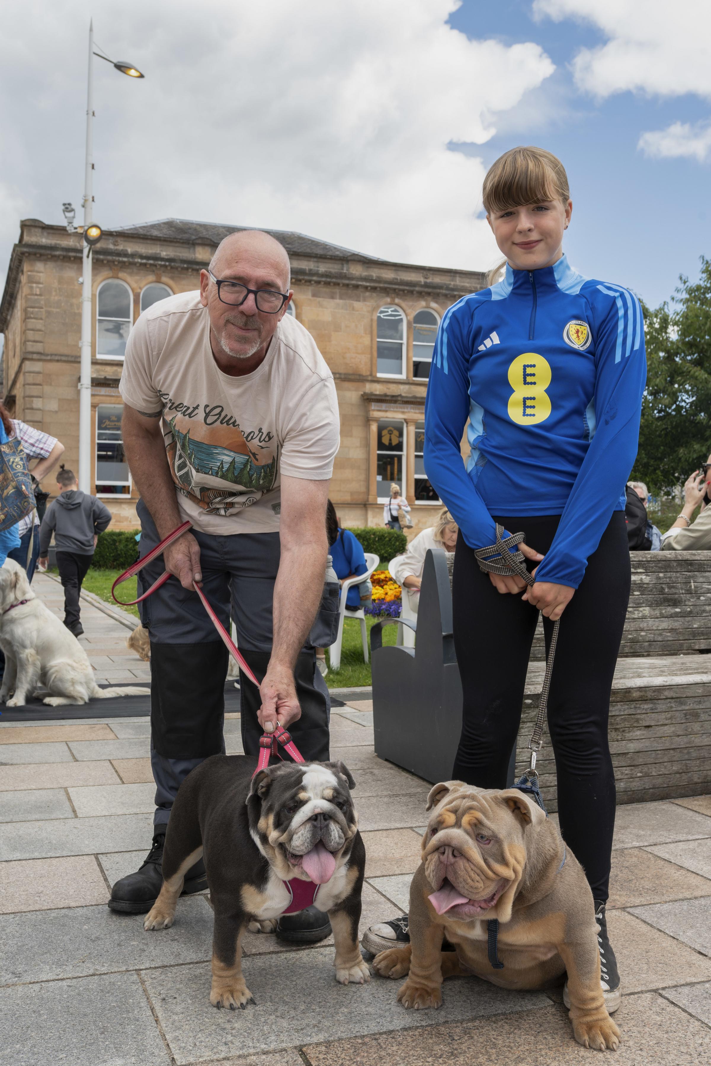 Trevor Bean with Lily Poppy Bean with O 