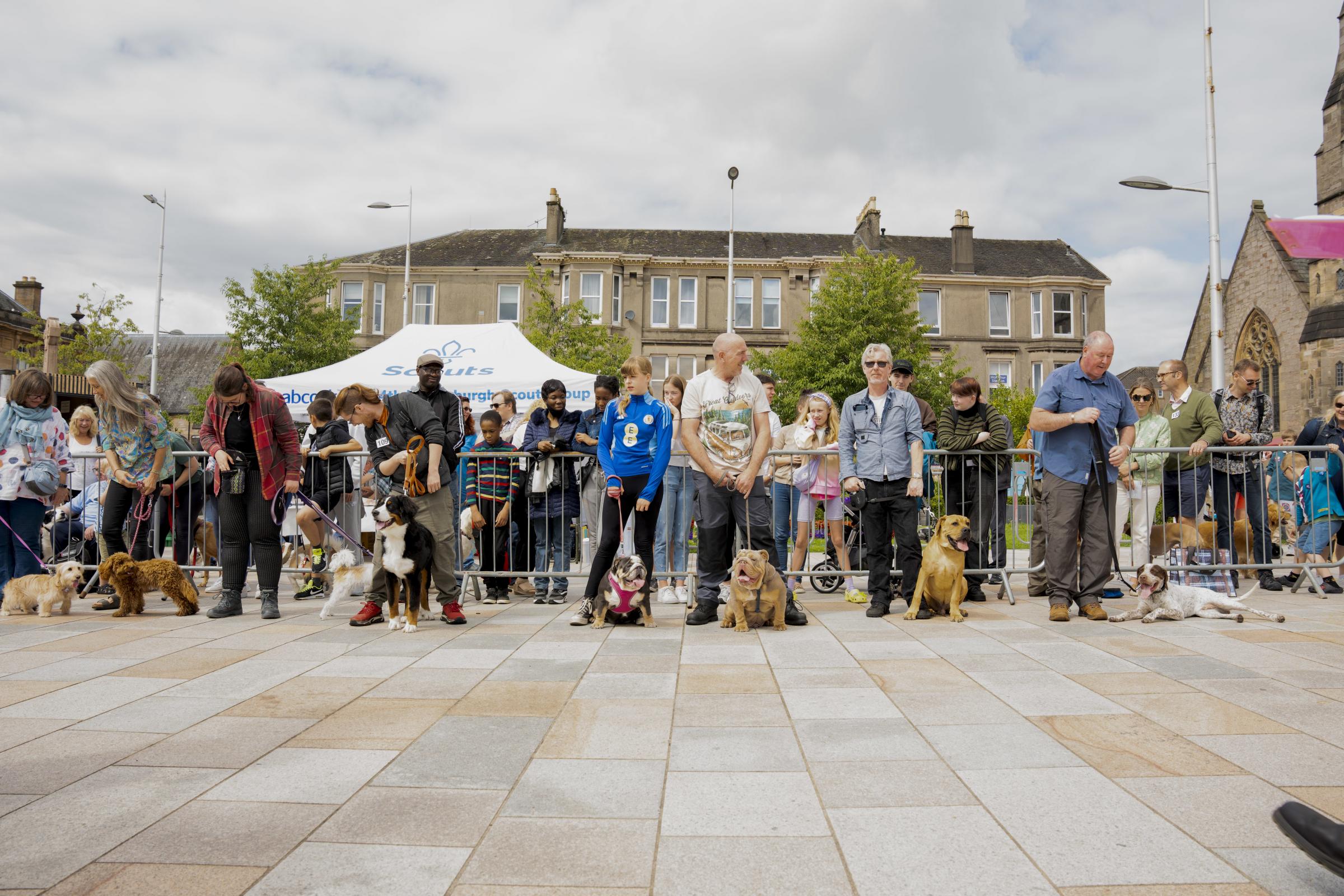 Line up for the first competiton