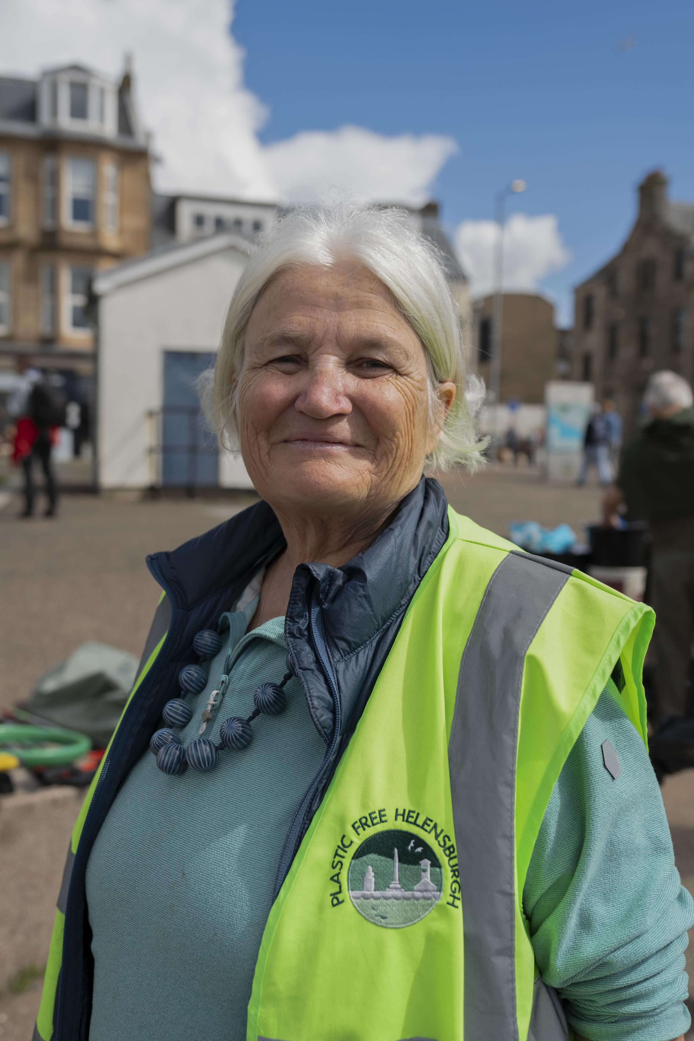 Sarah Davies, from Plastic Free Helensburgh