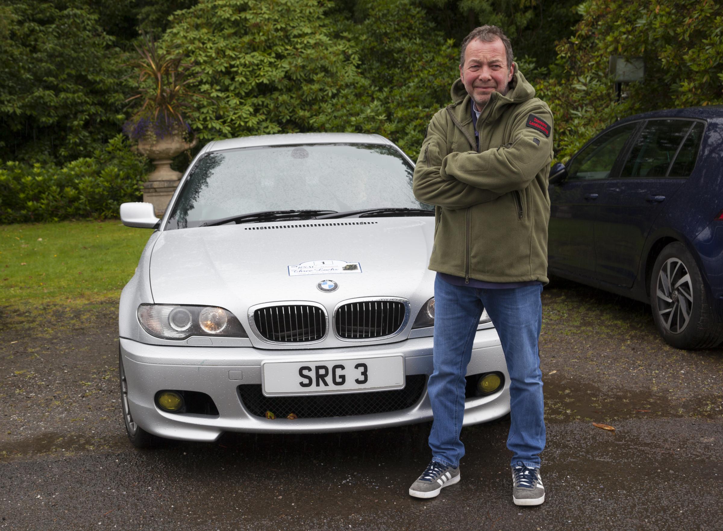 Ruari Gillespie from Cardross with his 2006 BMW 330 ci