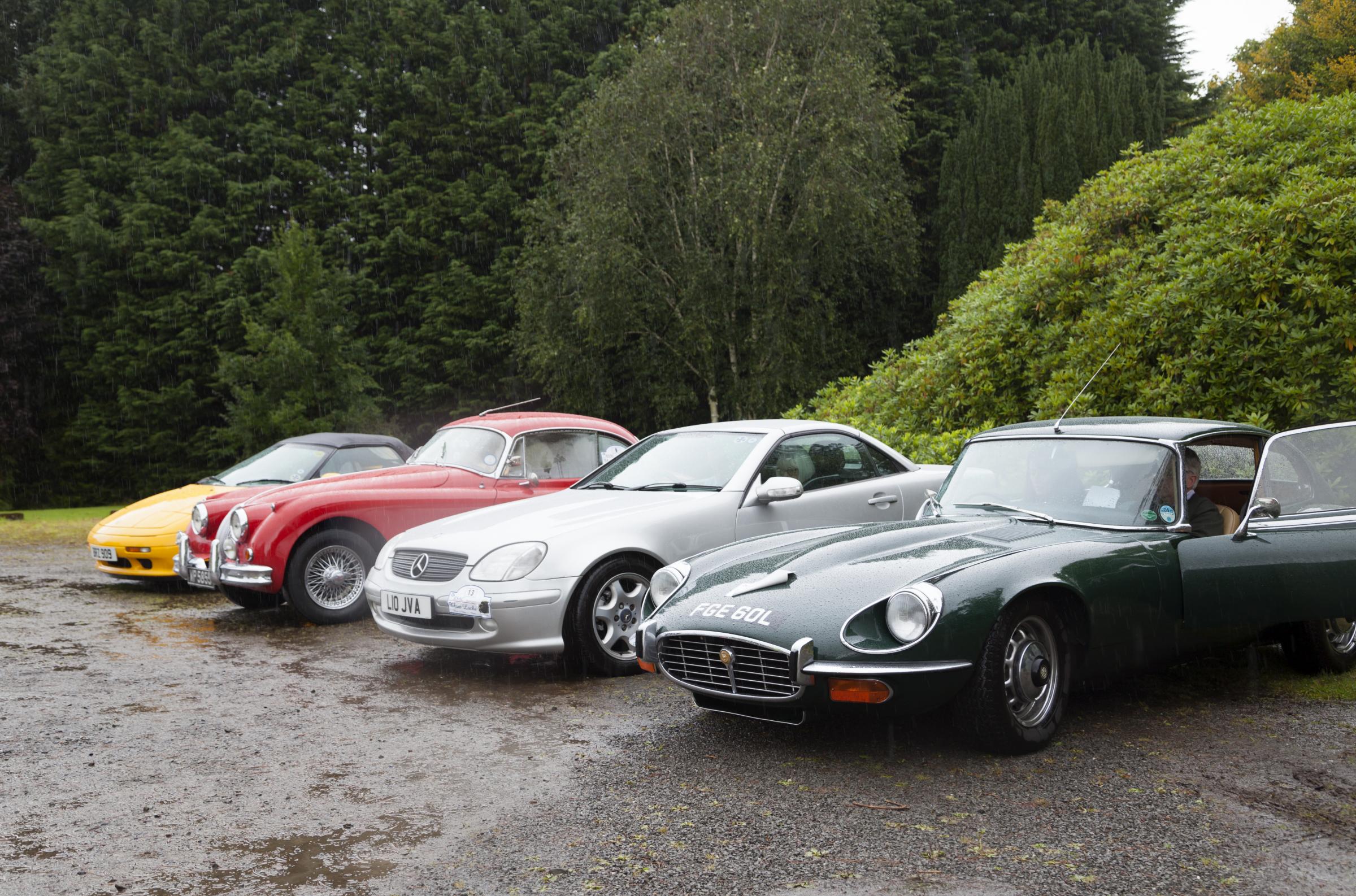 Classic cars - Three lochs Run