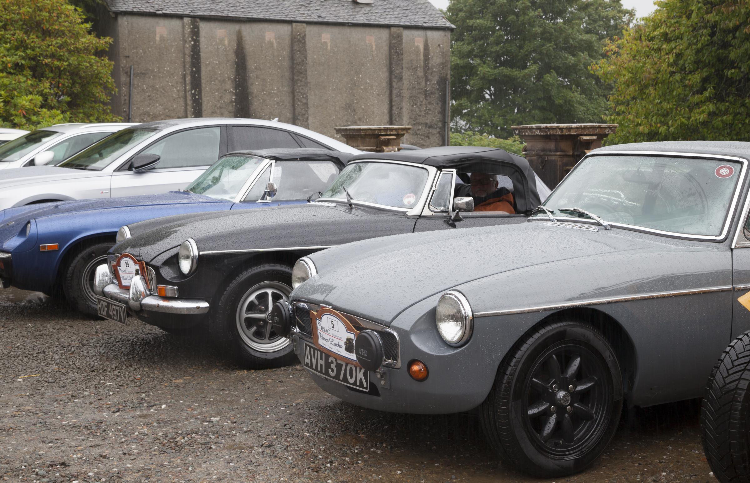 Classic cars - Three lochs Run