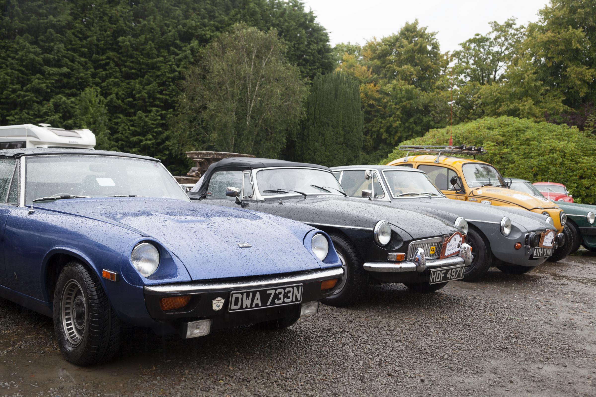 Classic cars - Three lochs Run