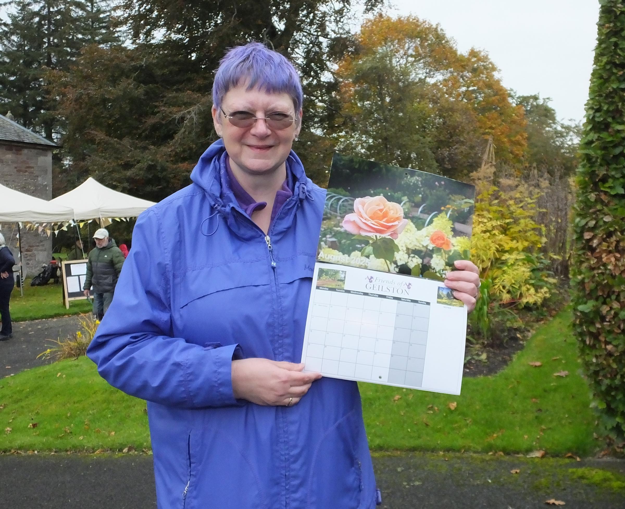 Lesley Mount with her Perfect Rose entry