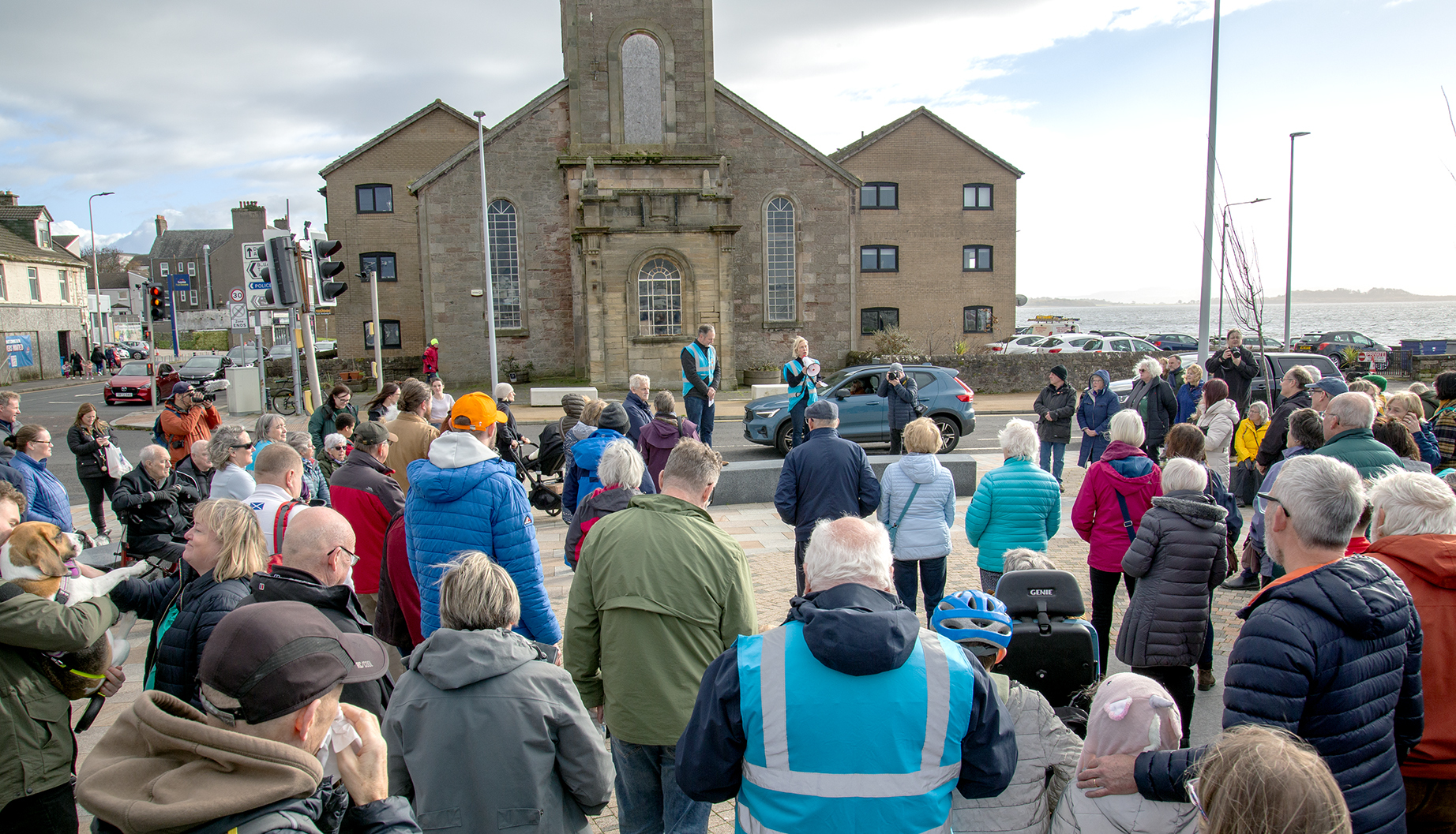 The community showed its support for the skate park and opposition to the supermarket (Tom Watt)