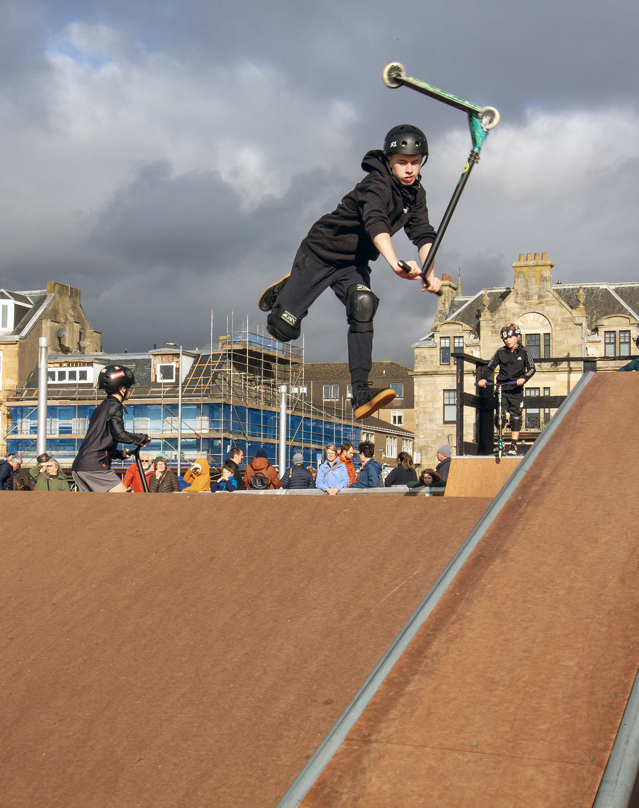 The community showed its support for the skate park and opposition to the supermarket (Tom Watt)