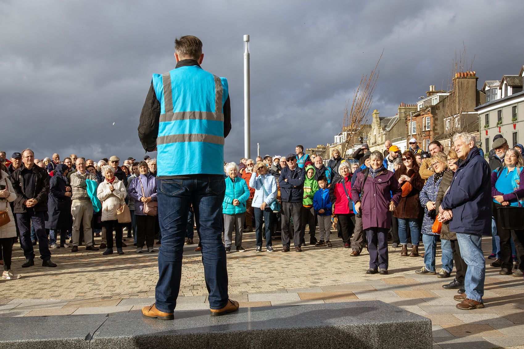 The community showed its support for the skate park and opposition to the supermarket (Tom Watt)