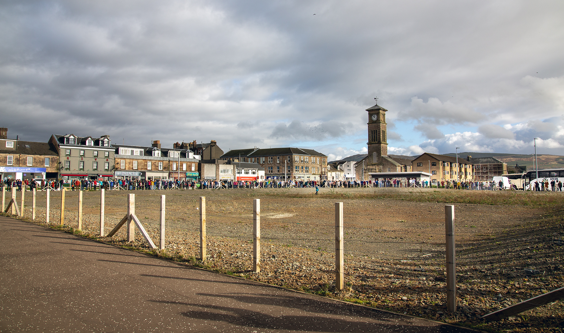 The community showed its support for the skate park and opposition to the supermarket (Tom Watt)