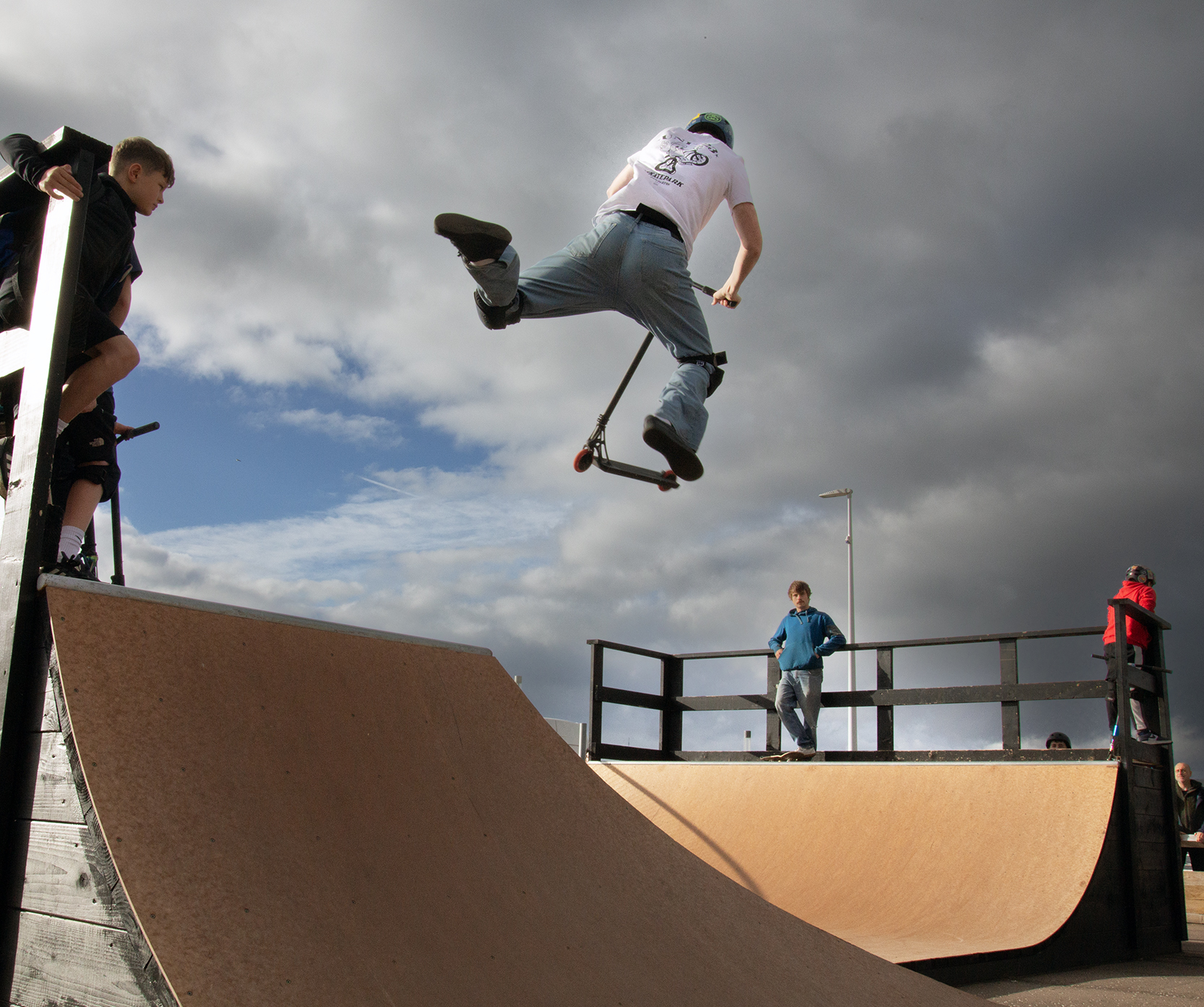 The community showed its support for the skate park and opposition to the supermarket (Tom Watt)