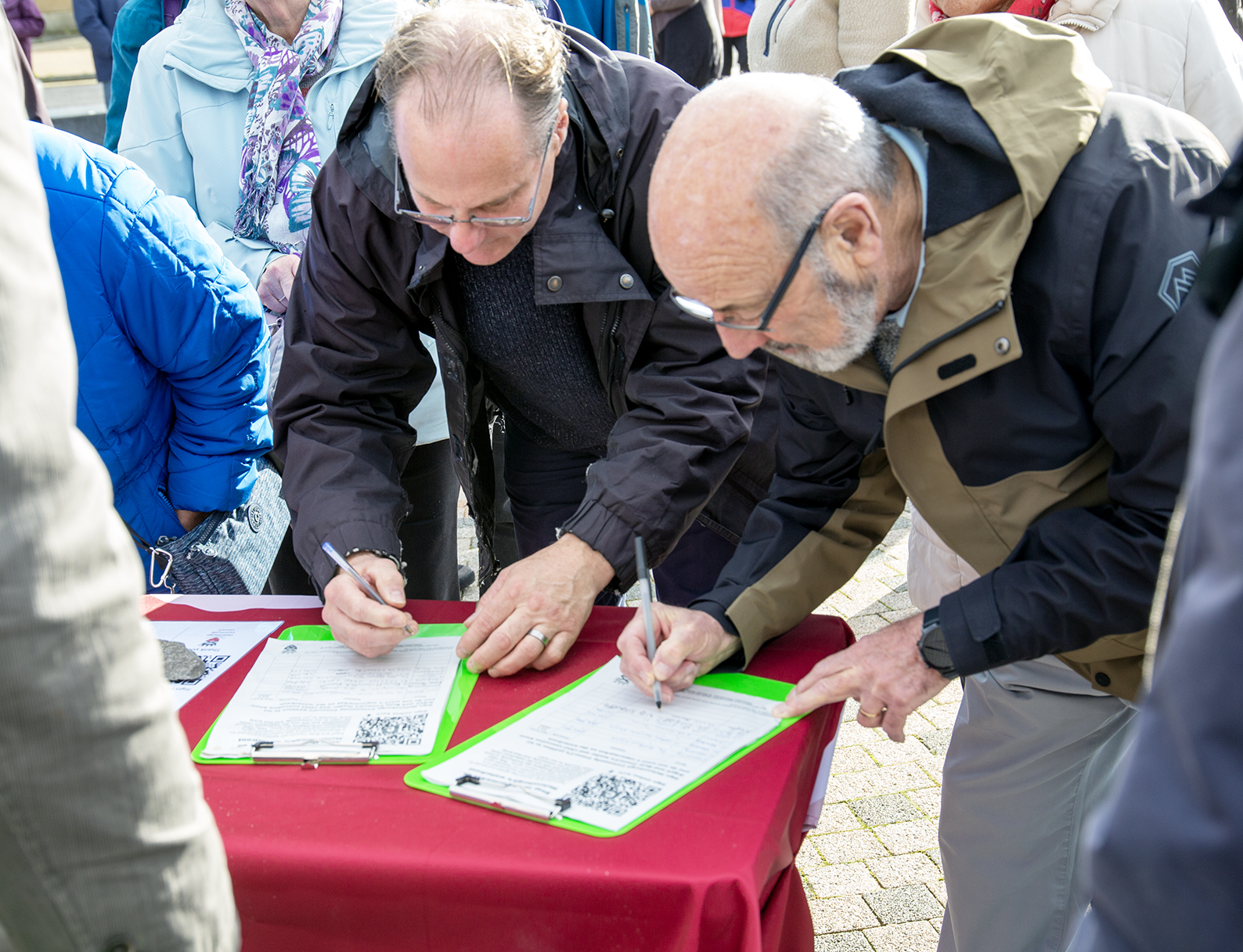 The community showed its support for the skate park and opposition to the supermarket (Tom Watt)