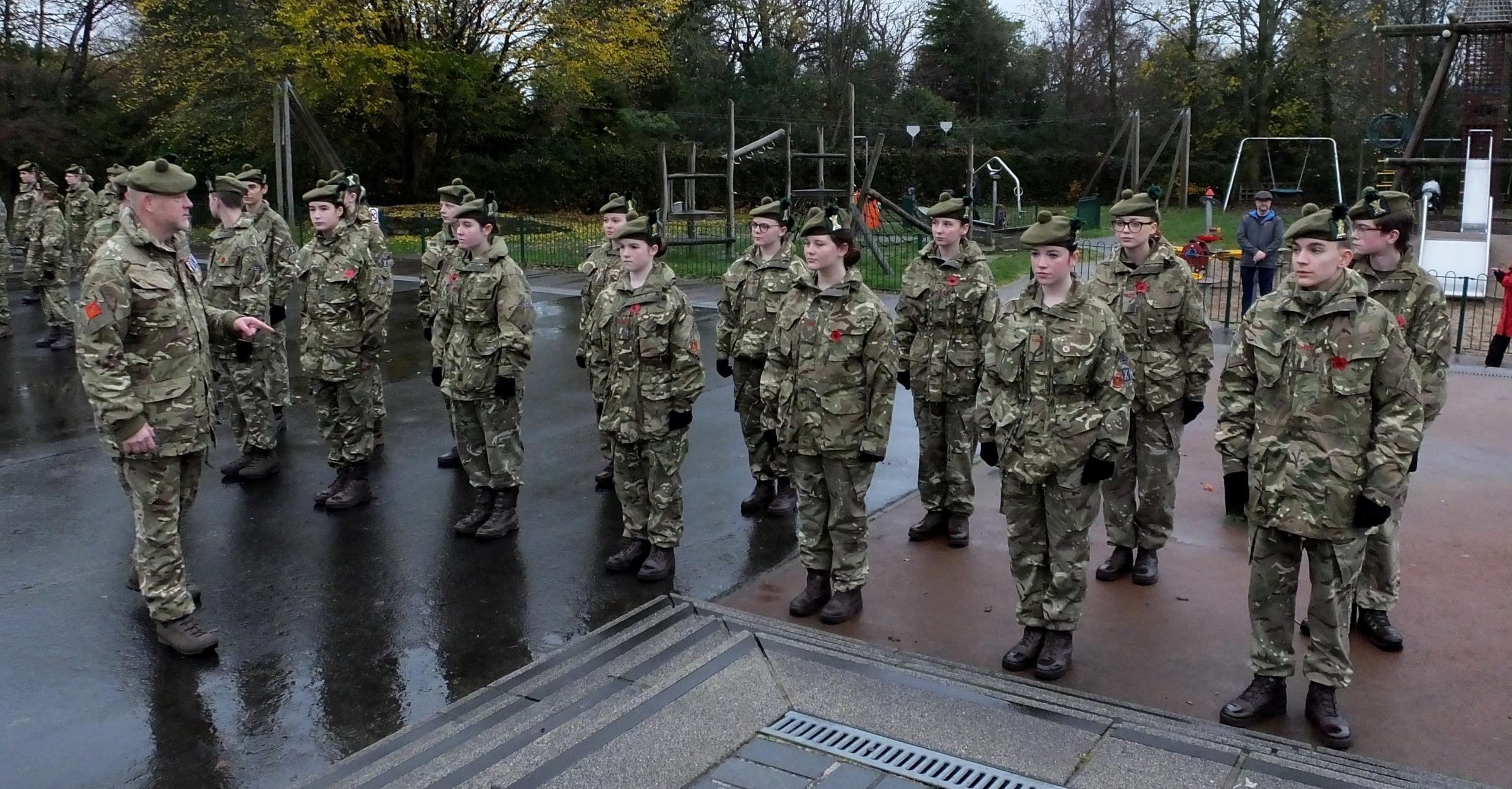 Helensburgh paused to remember the fallen at Hermitage Park