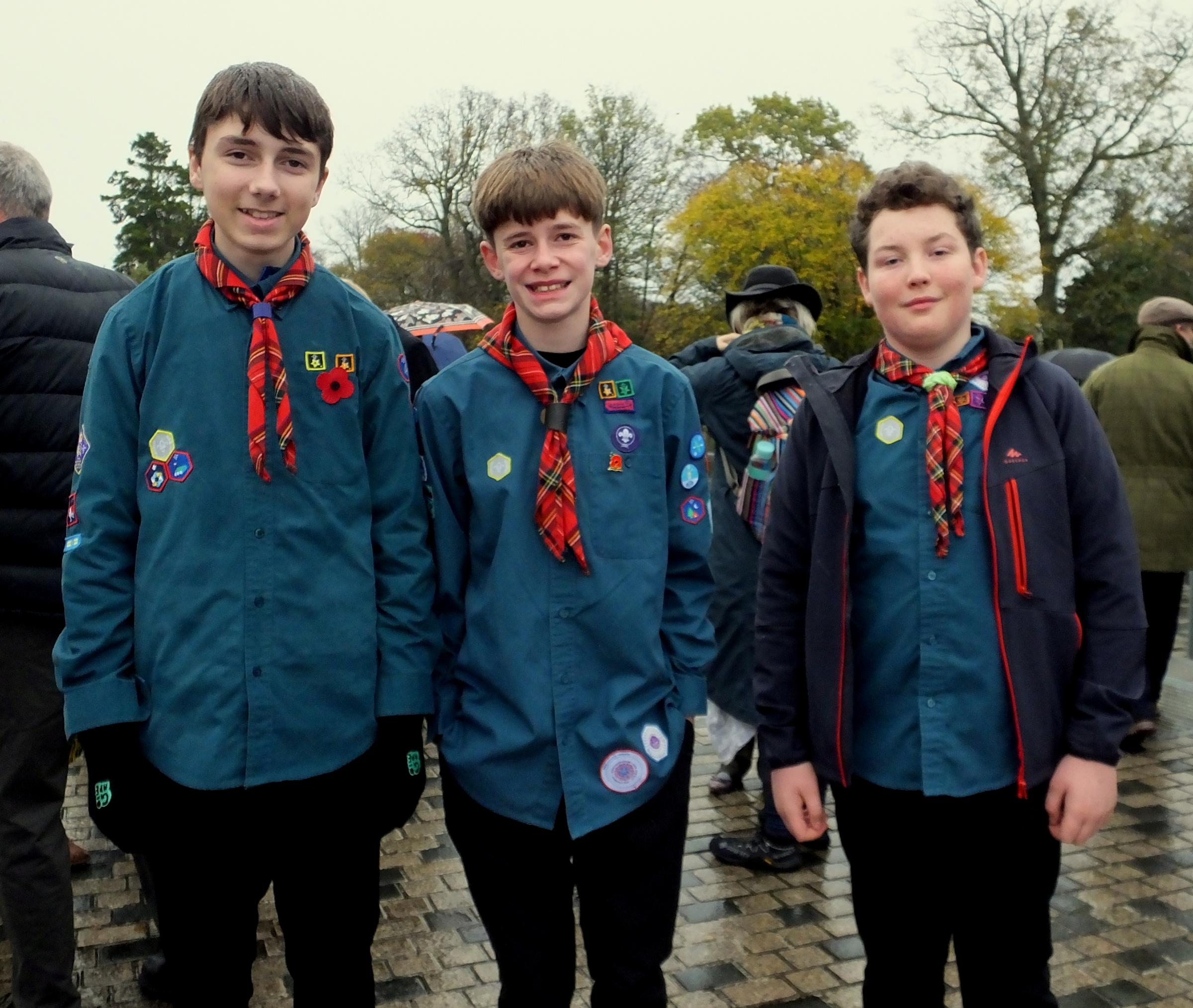 Helensburgh paused to remember the fallen at Hermitage Park