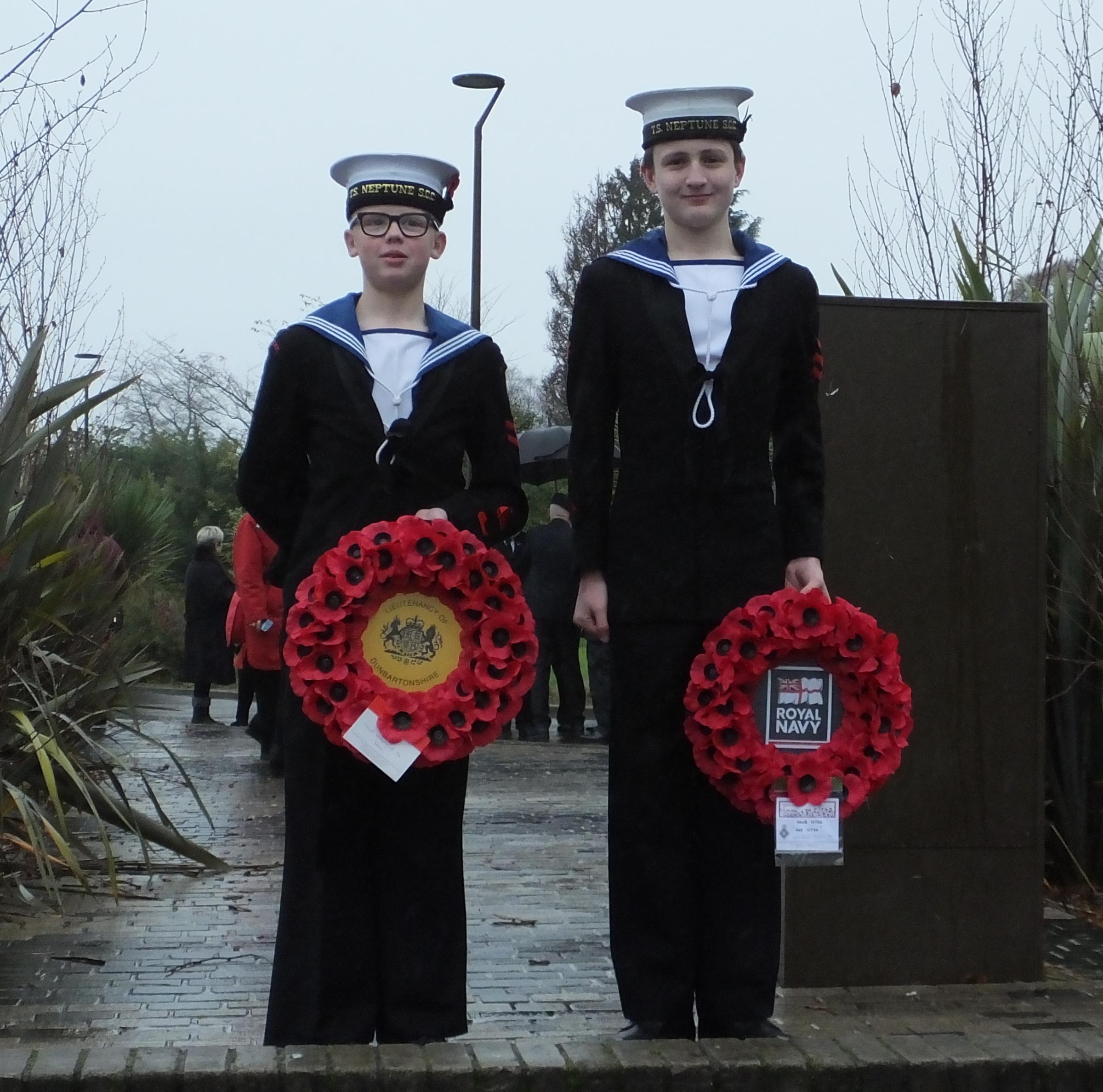 Helensburgh paused to remember the fallen at Hermitage Park