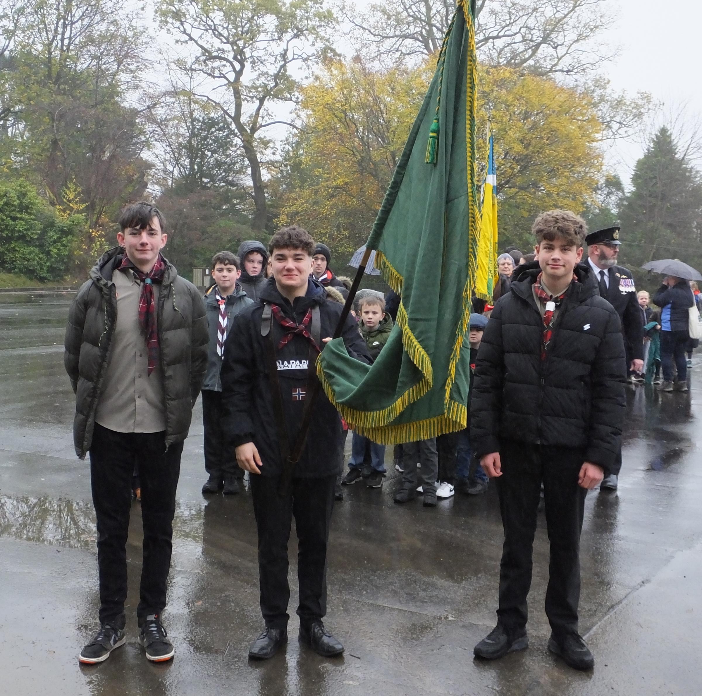 Helensburgh paused to remember the fallen at Hermitage Park