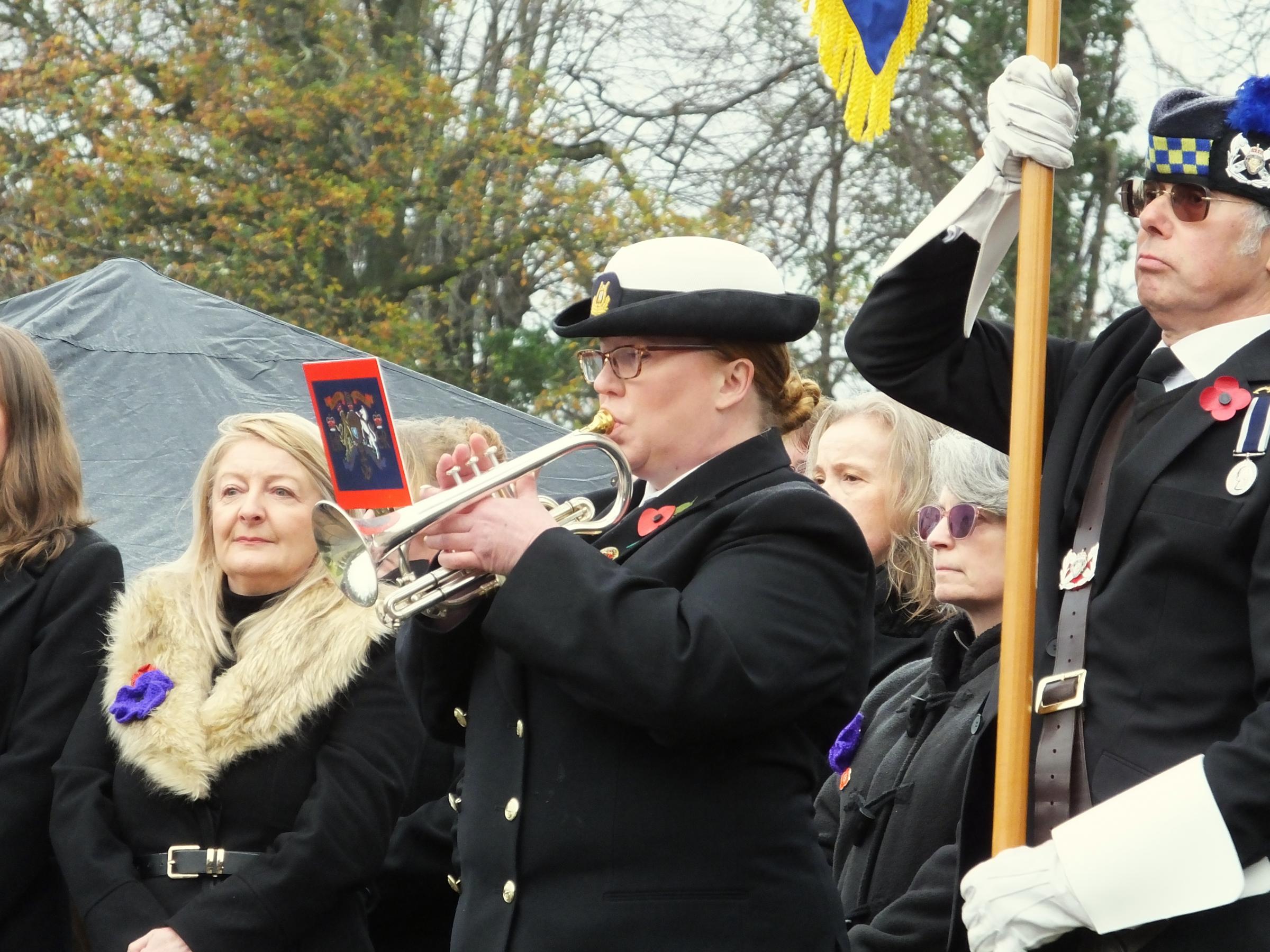 Helensburgh paused to remember the fallen at Hermitage Park