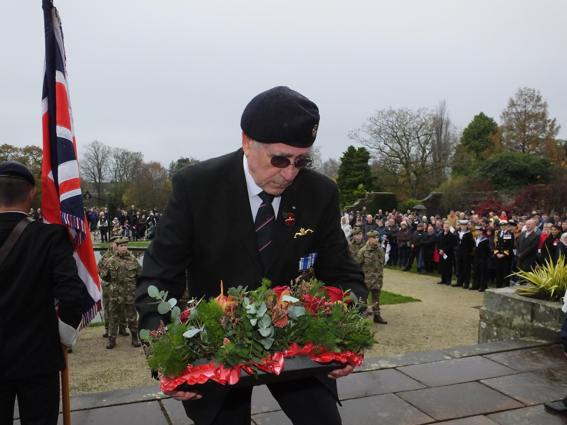 Helensburgh paused to remember the fallen at Hermitage Park