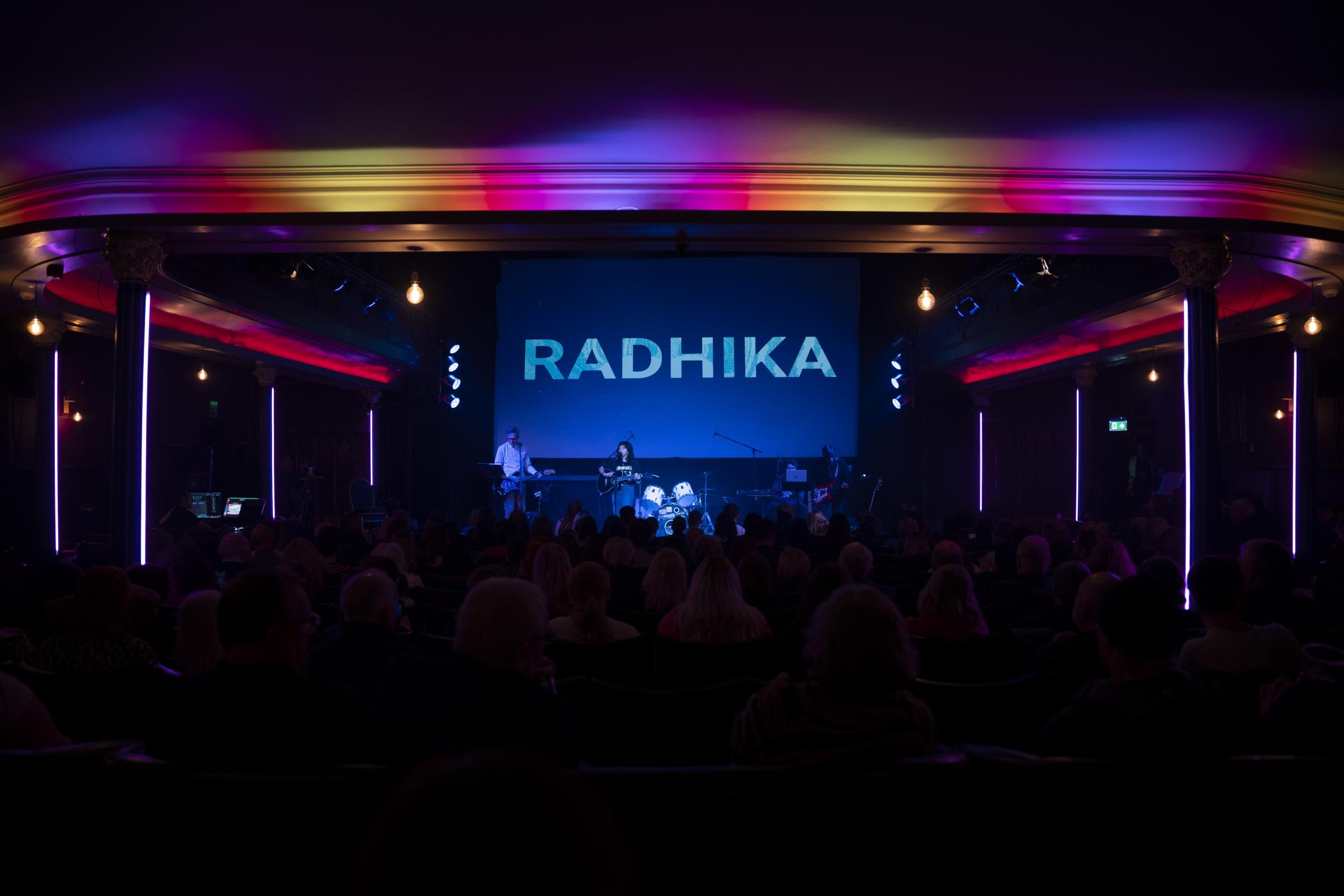 Radhika, an incredible performer playing both original material and beautiful covers including The Cocteau Twins.